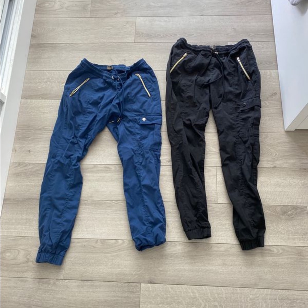 Jaanuu scrubs cargo joggers black ones